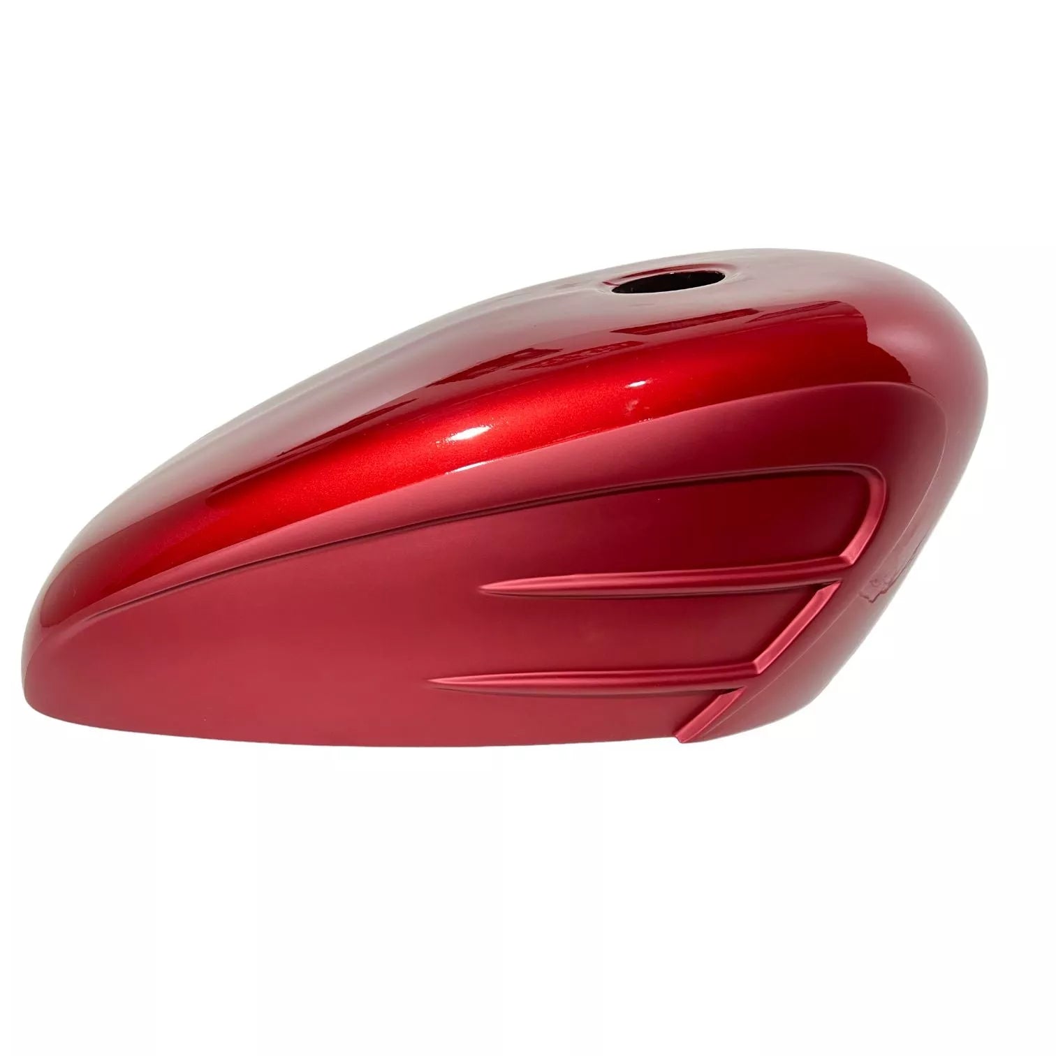 Gas Tank Cover - Double Red | SimonKustom Artwork